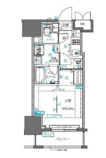 ZOOM横浜桜木町 7階 間取り図