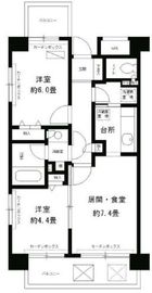 フレスコ川崎 411 間取り図