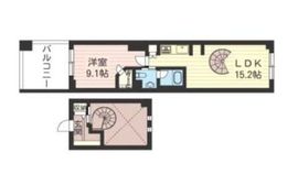 レジデンスシャルマン月島 338 間取り図