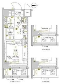 レアライズ新丸子 6階 間取り図