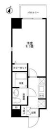 コモド川崎 601 間取り図