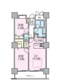 ロイヤルパークスタワー南千住 1411 間取り図