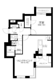 ロイヤルシーズン赤坂 3階 間取り図