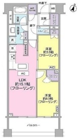 レフィール参宮橋ヒルズ 3階 間取り図