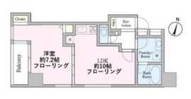 グランプラス千駄木 9階 間取り図