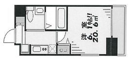 エステムプラザ品川大崎駅前レジデンシャル 501 間取り図