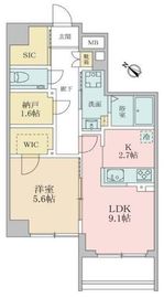 スカイライフ武蔵小山 6階 間取り図