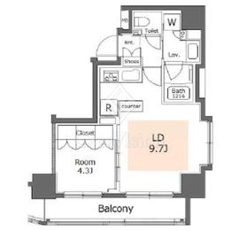 ガーラ・レジデンス文京白山 4階 間取り図