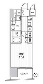 Weave Place Aasakusa South (ウィーヴプレイス浅草サウス) 403 間取り図