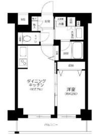 クリオ板橋本町 4階 間取り図