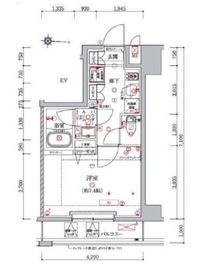 アルテシモアベニ 4階 間取り図