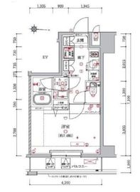 アルテシモアベニ 4階 間取り図