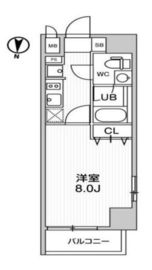 レオーネ南千住Ⅱ 601 間取り図