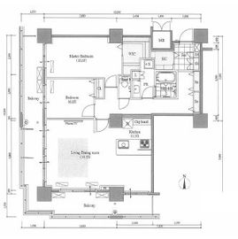 ロイヤルパークスタワー南千住 3505 間取り図