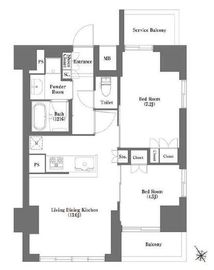 HF正光寺赤羽レジデンス 505 間取り図