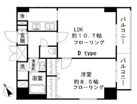 メゾン ASAKUSA G3 601 間取り図