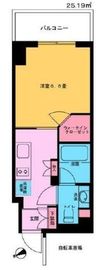ザ・パークワンズ門前仲町 8階 間取り図