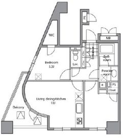 レジディア文京千石2 701 間取り図