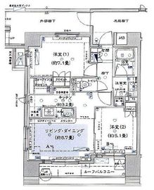 ブリリア綱島idステーションフロント 6階 間取り図