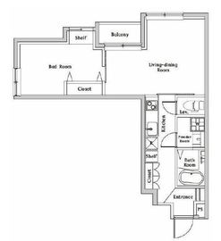 スペリオール白金台 402 間取り図