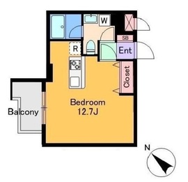 クレド新横浜 912 間取り図