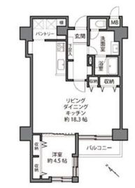 ドミール南青山 7階 間取り図