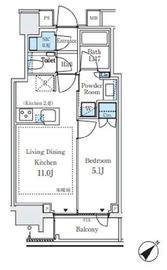 パークホームズ西小山 4階 間取り図