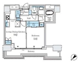 パークホームズ西小山 2階 間取り図