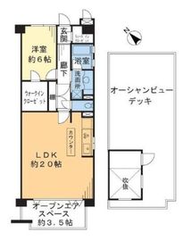 グランシティ湘南海岸マリナージュスクエア 5階 間取り図