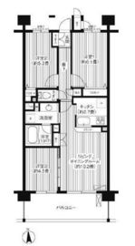 ピエス綱島 614 間取り図