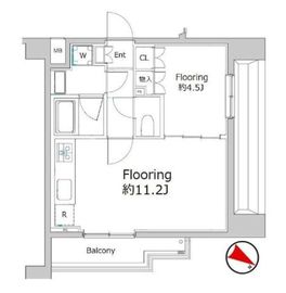 グランヴァン駒沢大学 4階 間取り図