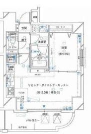 ライフレビュー横濱関内パークフロント 6階 間取り図
