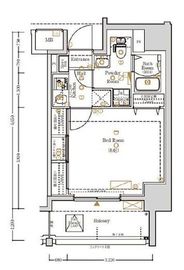 log駒込 (ログ駒込) 5階 間取り図