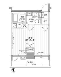 Ti-KAWASAKI 1006 間取り図