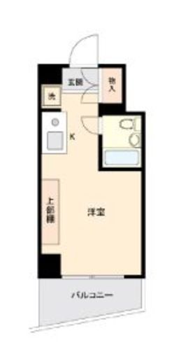 ONE ROOF FLAT NISHIWASEDA 605 間取り図