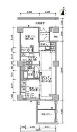 東雲キャナルコートCODAN 21-1007 間取り図