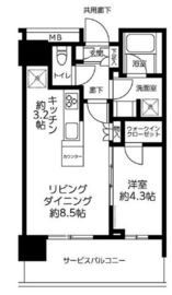 THE YOKOHAMA FRONT TOWER (ザ・ヨコハマフロントタワー) 17階 間取り図