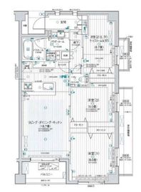 パレステージ山手石川町 6階 間取り図