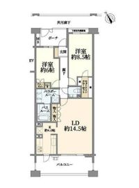 コルティーレ山手町 2階 間取り図