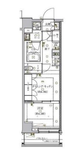 セジョリ南麻布 3階 間取り図