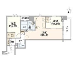 The RESIDENCE 国立 3階 間取り図