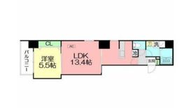 GARBO FUJISAWA 401 間取り図