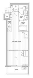 四谷三丁目ステーションレジデンス 101 間取り図