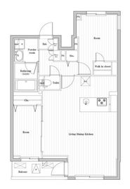 四谷三丁目ステーションレジデンス 401 間取り図