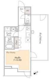 LUMIEC suite EBISU (ルミークスイート恵比寿) 502 間取り図