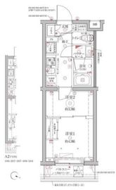 クレイシア西馬込 1階 間取り図