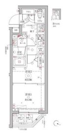 クレイシア西馬込 2階 間取り図