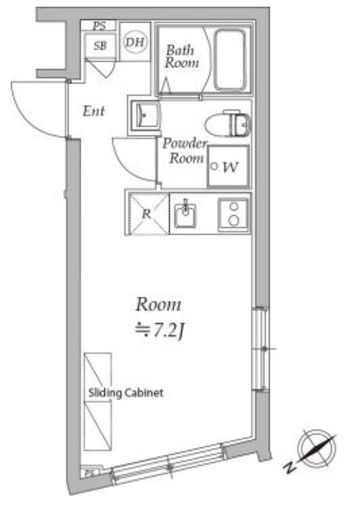 アトリオフラッツ御茶ノ水 502 間取り図