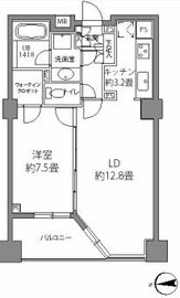 カスタリア高輪 915 間取り図