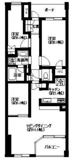 神楽坂トワイシアヒルサイドレジデンス 4階 間取り図